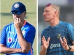 Rahul Dravid and Allan Donald Rahul Dravid and Allan Donald