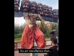Exercise with mythological figures at this Incarnation Park. Exercise with mythological figures at this Incarnation Park.