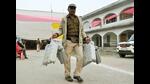 Electronic Voting Machine (EVMs) being carried at polling station in Patna on Saturday. (Santosh Kumar/HT Photo) Electronic Voting Machine (EVMs) being carried at polling station in Patna on Saturday. (Santosh Kumar/HT Photo)