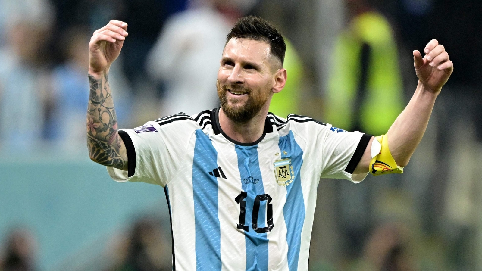 What records and awards does Argentina's Lionel Messi hold