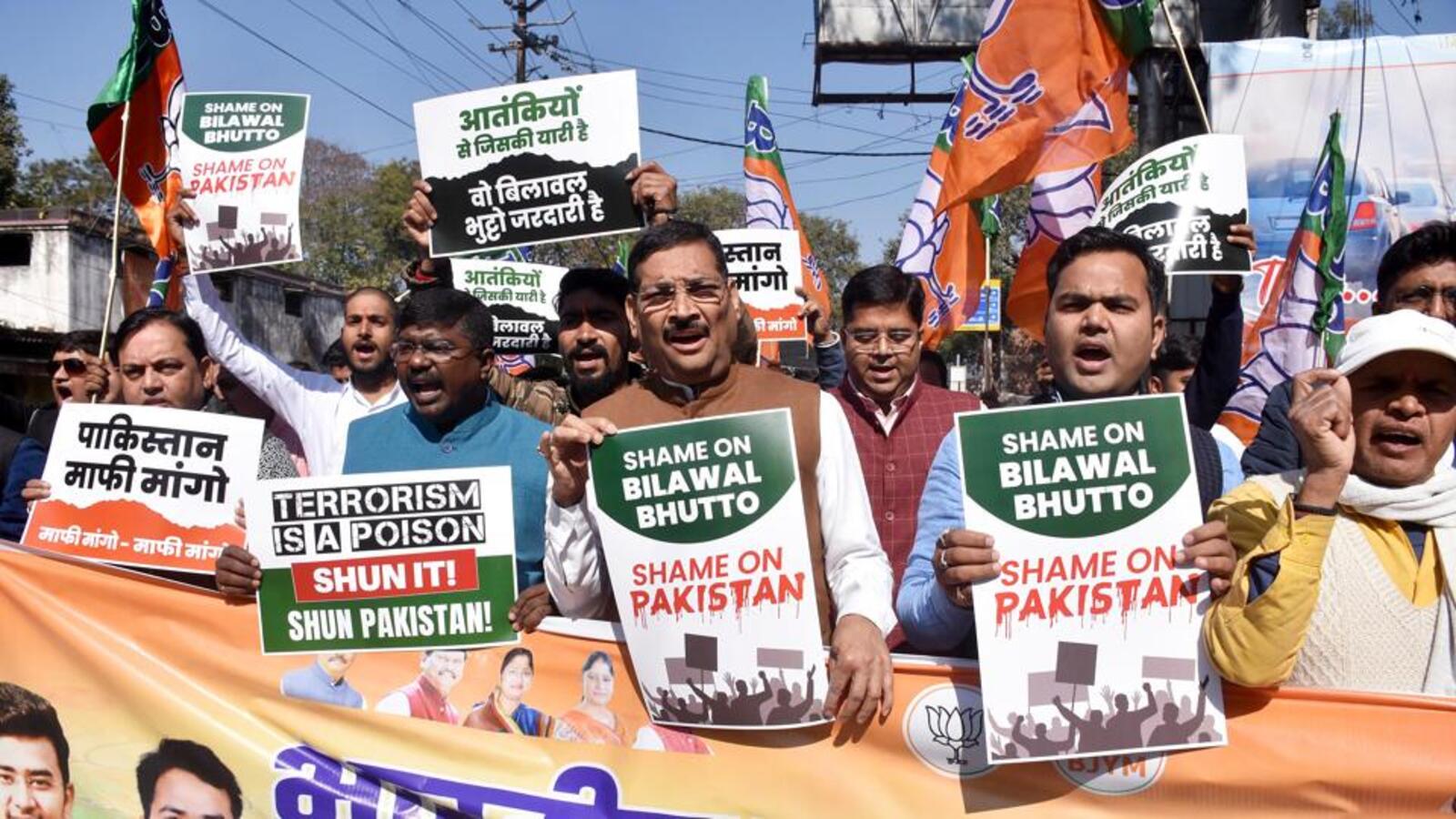 BJP Protests Across The Country Over Bilawal’s Remarks On Modi | Latest ...