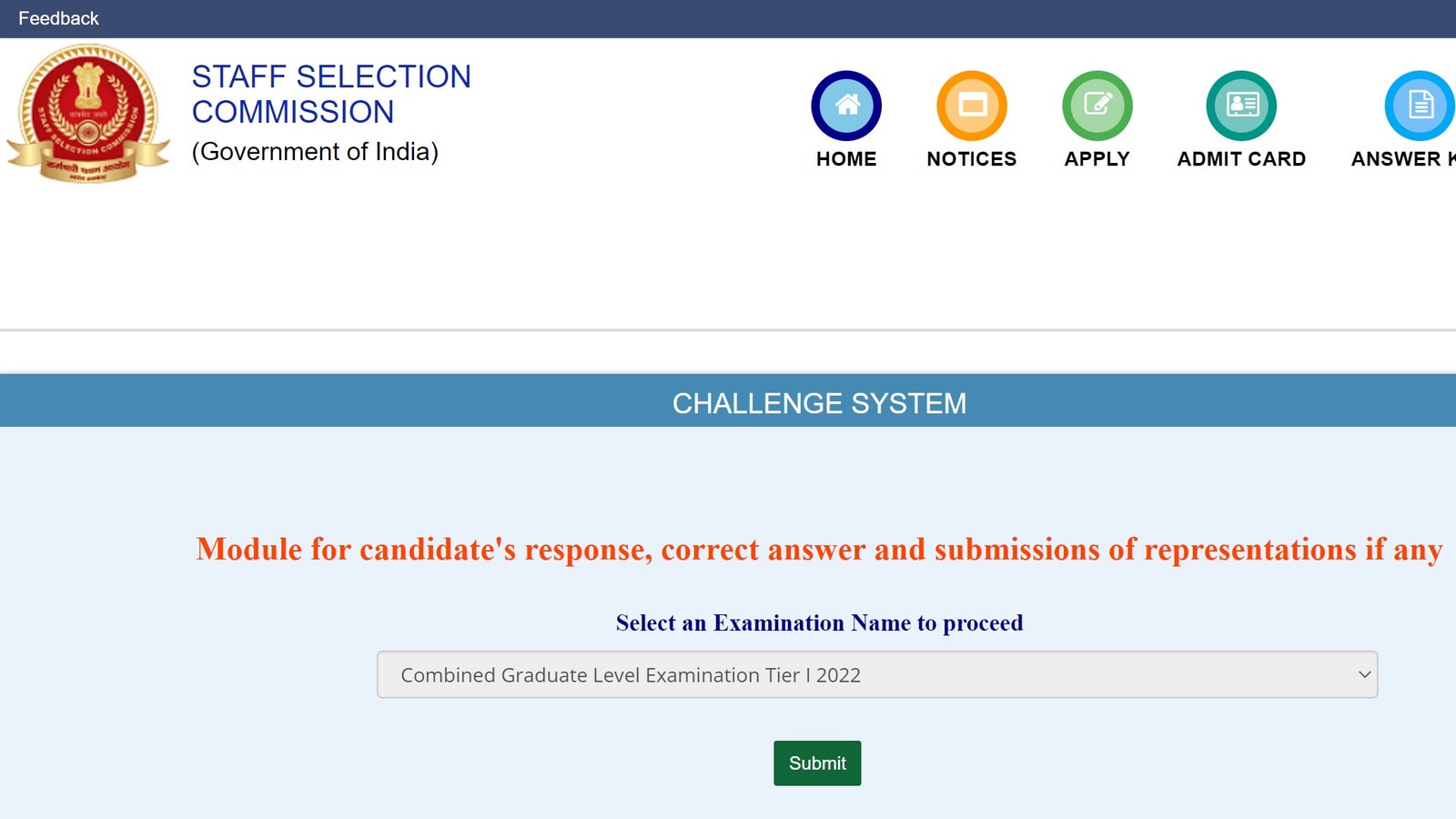 SSC CGL Tier 1 2022 Answer Key Out At Ssc.nic, Know How To Raise ...