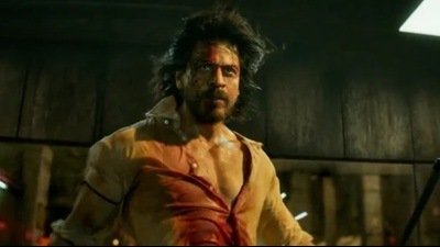 A grab from the film Pathan (HT File Photo)