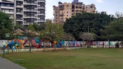 A public park in Baner. (HT PHOTO)