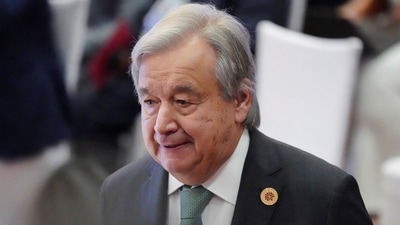 UN Secretary-General Antonio Guterres . (Reuters)