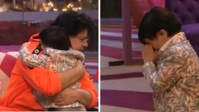Sajid Khan gets emotional after Abdu Rozik's elimination from the house. Sajid Khan gets emotional after Abdu Rozik's elimination from the house.