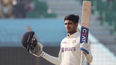 India's Shubman Gill celebrates after scoring a century during the third day of the first Test cricket match between Bangladesh and India in Chattogram Bangladesh, Friday, Dec. 16, 2022. (AP Photo/Surjeet Yadav) (AP) India's Shubman Gill celebrates after scoring a century during the third day of the first Test cricket match between Bangladesh and India in Chattogram Bangladesh, Friday, Dec. 16, 2022. (AP Photo/Surjeet Yadav) (AP)