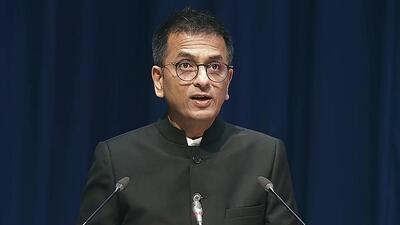 Chief Justice of India (CJI) Justice DY Chandrachud was delivering the Ashok Desai Memorial Lecture in Mumbai. (File) Chief Justice of India (CJI) Justice DY Chandrachud was delivering the Ashok Desai Memorial Lecture in Mumbai. (File)