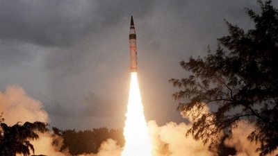Agni-5 missile can go beyond 7,000 km, a report citing defence sources said. (PTI File Photo)