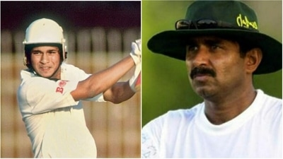 Sachin Tendulkar; Javed Miandad (File)