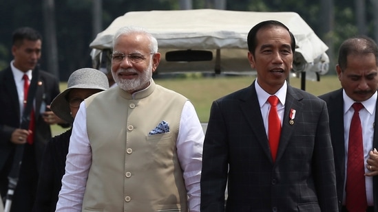 During Prime Minister Narendra Modi’s 2018 visit to Indonesia, both sides decided to discuss boosting connectivity between the Andamans and Aceh. (AP) During Prime Minister Narendra Modi’s 2018 visit to Indonesia, both sides decided to discuss boosting connectivity between the Andamans and Aceh. (AP)