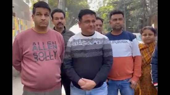 Pankaj Malhotra, who was absconding in the multi-crore transportation tender scam in the grain markets of the state, had surrendered before the vigilance bureau on Friday. (HT file photo)