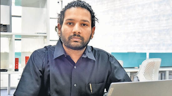 Vedant Goel, an angel investor, and a serial entrepreneur who started his entrepreneurial voyage at 16, launched Neo Mega Steel in 2018. (HT PHOTO)