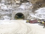 An outer view of the Sela Pass tunnel which will provide all-weather connectivity to Tawang, is being constructed atop 13,000 feet.(ANI) An outer view of the Sela Pass tunnel which will provide all-weather connectivity to Tawang, is being constructed atop 13,000 feet.(ANI)