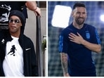 Ronaldinho has shared a heart-melting message for former FC Barcelona captain Lionel Messi as Argentina are set to lock horns with France in the FIFA World Cup 2022 final(Reuters-AP) Ronaldinho has shared a heart-melting message for former FC Barcelona captain Lionel Messi as Argentina are set to lock horns with France in the FIFA World Cup 2022 final(Reuters-AP)