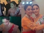 Actors Rupali Ganguly and Shehnaaz Gill take to the dance floor at a recent wedding. Actors Rupali Ganguly and Shehnaaz Gill take to the dance floor at a recent wedding.