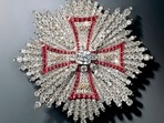 One of the pieces stolen from the Royal Palace housing the historic Green Vault (Gruenes Gewoelbe) - the Breast star of the Polish Order of the White Eagle - in Dresden, eastern Germany.(AFP) One of the pieces stolen from the Royal Palace housing the historic Green Vault (Gruenes Gewoelbe) - the Breast star of the Polish Order of the White Eagle - in Dresden, eastern Germany.(AFP)
