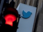 A view of the Twitter logo at its corporate headquarters in San Francisco, California, U.S. 
