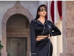 Nora Fatehi's black satin co-ord set is winning the Internet Nora Fatehi's black satin co-ord set is winning the Internet