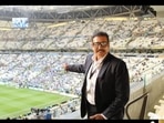 Ravi Shastri in attendance at Lusail Stadium where the FIFA World Cup 2022 final between Argentina and France is all set to be played Ravi Shastri in attendance at Lusail Stadium where the FIFA World Cup 2022 final between Argentina and France is all set to be played