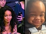 Rihanna reveals face of her baby boy. Rihanna reveals face of her baby boy.