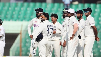 Team India players in action (ANI ) Team India players in action (ANI )