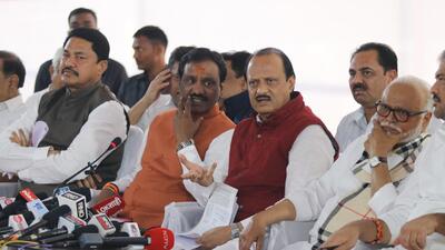 After their government was toppled six months ago, the MVA for the first time seems to be upbeat and united, with ammunition to corner the ruling parties. Its leaders believe that issues such as Governor Koshyari’s remarks on King Shivaji, the state losing industrial investment to other states and the Maharashtra-Karnataka border dispute could set a narrative that the Shinde-Fadnavis government is not making any effort to safeguard the interests of Maharashtra. (Sunny Shende/HT Photo) After their government was toppled six months ago, the MVA for the first time seems to be upbeat and united, with ammunition to corner the ruling parties. Its leaders believe that issues such as Governor Koshyari’s remarks on King Shivaji, the state losing industrial investment to other states and the Maharashtra-Karnataka border dispute could set a narrative that the Shinde-Fadnavis government is not making any effort to safeguard the interests of Maharashtra. (Sunny Shende/HT Photo)