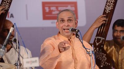 Anand Bhate, is an exponent of Kirana Gharana and a national-award-winning classical vocalist. (HT PHOTO) Anand Bhate, is an exponent of Kirana Gharana and a national-award-winning classical vocalist. (HT PHOTO)