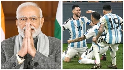 Indian Prime Minister Narendra has congratulated Lionel Messi and Co. after Argentina edged past defending champions France in the FIFA World Cup 2022 final. (AP-PTI) Indian Prime Minister Narendra has congratulated Lionel Messi and Co. after Argentina edged past defending champions France in the FIFA World Cup 2022 final. (AP-PTI)