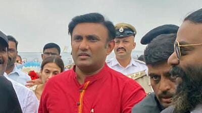 Karnataka health minister Dr K Sudhakar said neurological disorders contribute to almost 70% of burden of disability in childhood (Twitter) Karnataka health minister Dr K Sudhakar said neurological disorders contribute to almost 70% of burden of disability in childhood (Twitter)