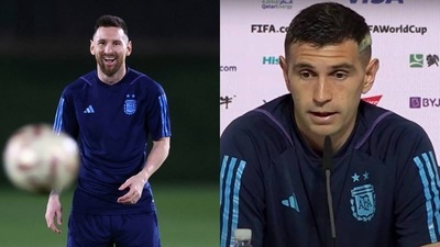 Lionel Messi; Emiliano Martinez Lionel Messi; Emiliano Martinez