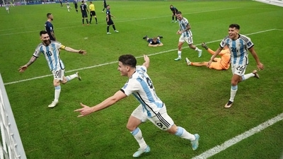 FIFA World Cup 2022 Final: Lionel Messi-led Argentina defeated Croatia to face France in the summit clash. (REUTERS)