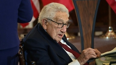 Henry Kissinger: Former US Secretary of State Henry Kissinger is seen. (AFP) Henry Kissinger: Former US Secretary of State Henry Kissinger is seen. (AFP)