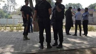 Pakistan: A heavy police contingent launched a search operation in the area to track down the suspects. (Representational) Pakistan: A heavy police contingent launched a search operation in the area to track down the suspects. (Representational)