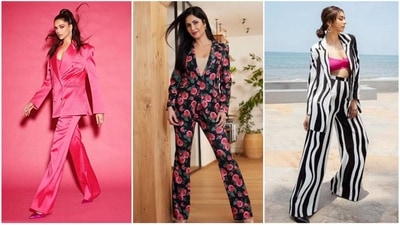 From Deepika Padukone to Katrina Kaif, stylish Bollywood pantsuit looks of 2022 (Instagram) From Deepika Padukone to Katrina Kaif, stylish Bollywood pantsuit looks of 2022 (Instagram)