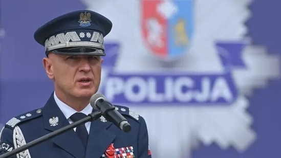 Poland Grenade Incident: Poland's police chief Jaroslaw Szymczyk is seen. 