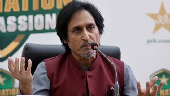 Pakistan cricket board chairman Ramiz Raja (AP/File)