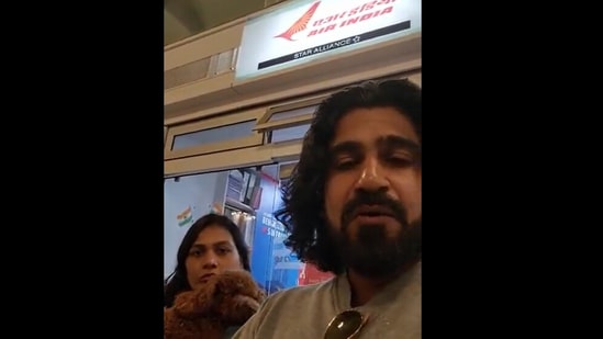 A video shared by a passenger and his family, narrating his ordeal after being barred from boarding an Air India flight. 