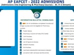AP EAMCET 2022 counselling: Seat allotment result for BiPC Stream expected today AP EAMCET 2022 counselling: Seat allotment result for BiPC Stream expected today