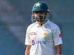 Pakistan's Babar Azam refused to take the field in the first hour on Day 2 of the Karachi Test(Getty) Pakistan's Babar Azam refused to take the field in the first hour on Day 2 of the Karachi Test(Getty)