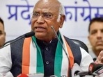 Congress president Mallikarjun Kharge. Congress president Mallikarjun Kharge.
