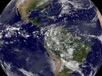 The planet Earth is seen in a photo taken by NOAA's GOES-East satellite on April 22, 2014. (File image)(Reuters)