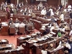 Opposition MPs stage a walkout from Rajya Sabha over India-China border clash during the Winter Session of Parliament, in New Delhi. Opposition MPs stage a walkout from Rajya Sabha over India-China border clash during the Winter Session of Parliament, in New Delhi.