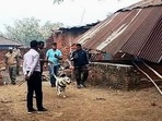 Sahibganj: Forensic team members investigate the killing of a young tribal woman, in Sahibganj, Jharkhand. Sahibganj: Forensic team members investigate the killing of a young tribal woman, in Sahibganj, Jharkhand.