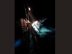 The warship had been on patrol 32 kilometers (20 miles) from the pier at Bangsaphan district in Prachuap Khiri Khan province.(AP) The warship had been on patrol 32 kilometers (20 miles) from the pier at Bangsaphan district in Prachuap Khiri Khan province.(AP)