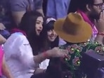 Aishwarya Rai and Ranveer Singh during the PKL final. Aishwarya Rai and Ranveer Singh during the PKL final.