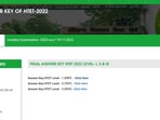 HTET result 2022 declared, final answer key out, get link for login page HTET result 2022 declared, final answer key out, get link for login page