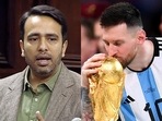 RLD MP Jayant Chaudhary and Argentina football legend Lionel Messi.