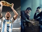 The likes on Messi's post has surpassed Ronaldo's post with him The likes on Messi's post has surpassed Ronaldo's post with him