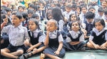 Students watch the live telecast of Prime Minister Narendra Modi's speech at a Mumbai school. (Kalpak Pathak/HT photo) Students watch the live telecast of Prime Minister Narendra Modi's speech at a Mumbai school. (Kalpak Pathak/HT photo)